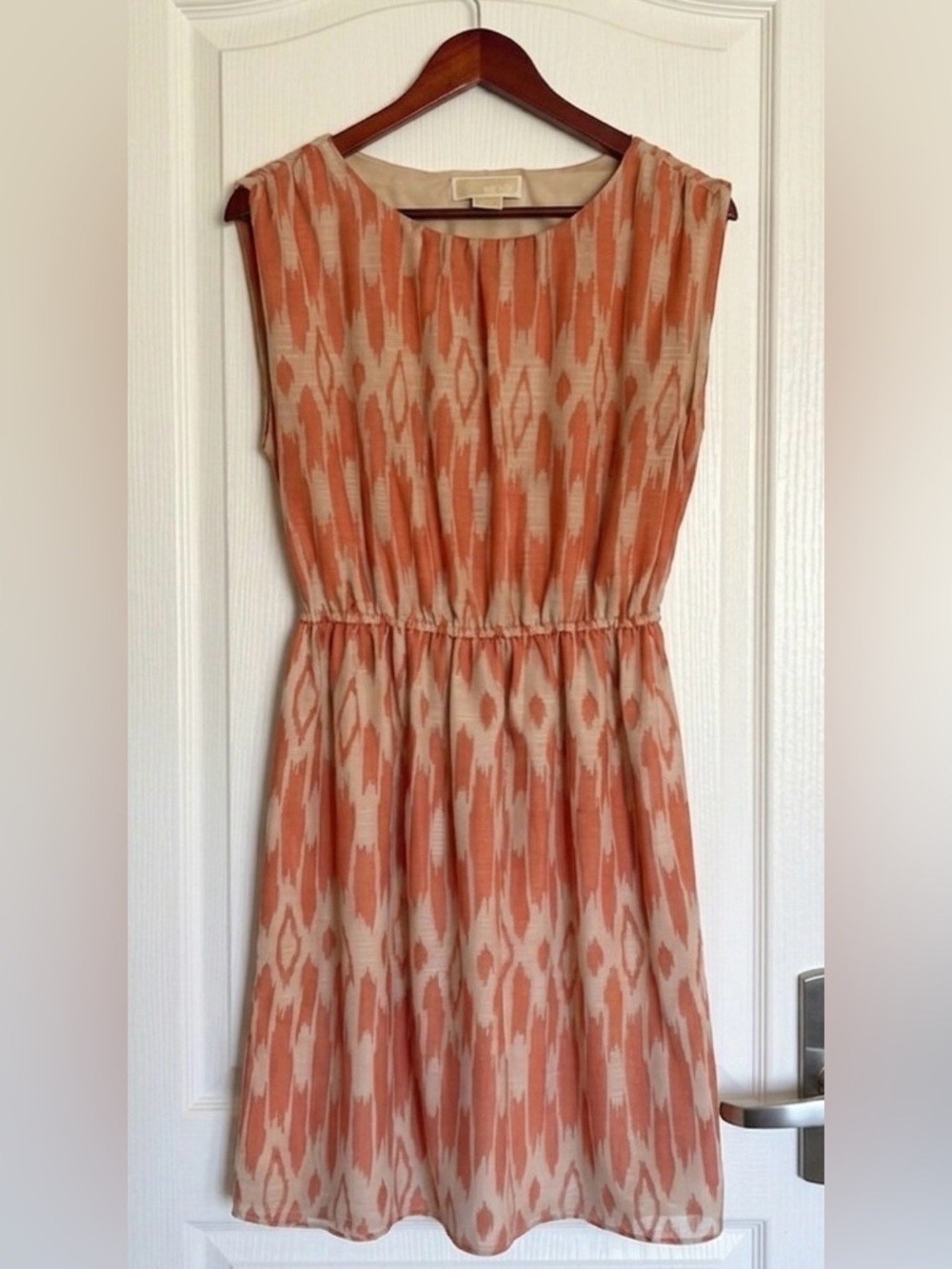 Michael Kors Ikat Print Sleeveless Dress - Picture 2 of 2